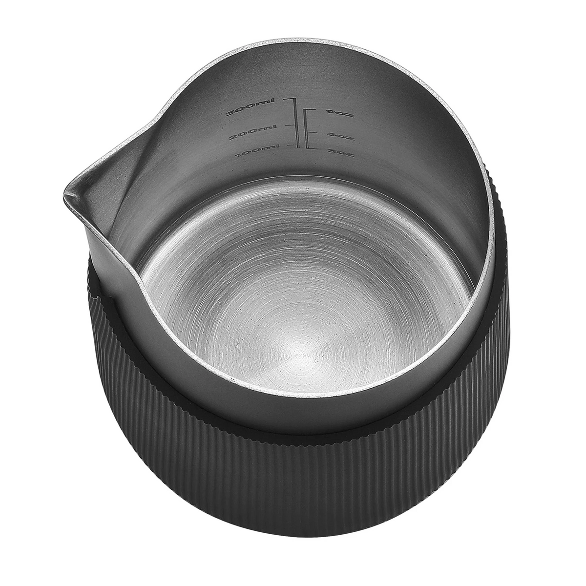 Normcore Handleless Milk Pitcher 450ml / 600ml – Latte Art Frothing Jug with Silicone Grip