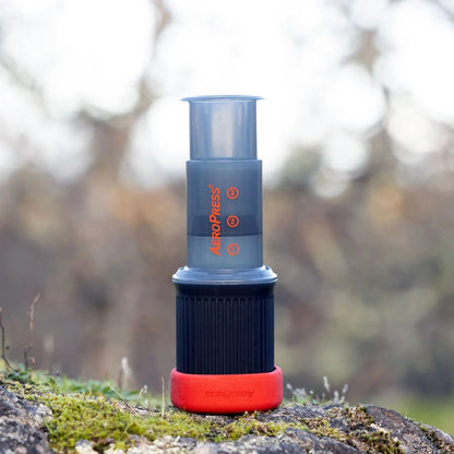 AeroPress® Go Coffee Maker, Portable Travel Coffee Press, 1-3 Cups - Makes Delicious Coffee, Espresso and Cold Brew in 1 Minute - Watch&Puck