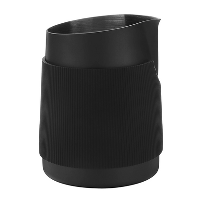 Normcore Handleless Milk Pitcher 450ml / 600ml – Latte Art Frothing Jug with Silicone Grip