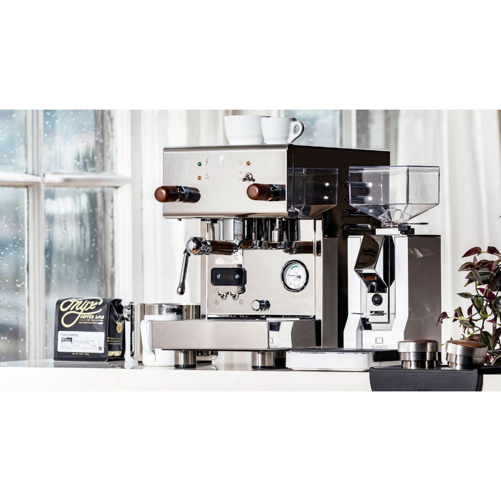 Eureka Mignon Silenzio Coffee Grinder Home, Espresso, Pourover, Silent On-demand grinder, 50mm steel burr - Watch&Puck