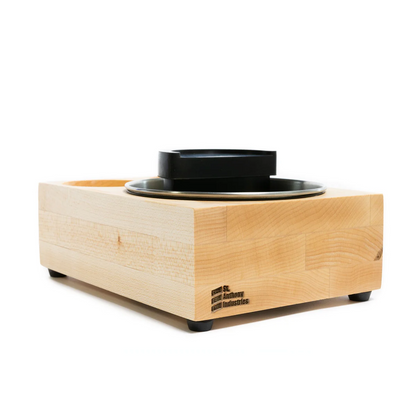 Saint Anthony Industries The Bloc Espresso Knock Box + Tamp Station, Compatible with 53mm and 58mm portafilter
