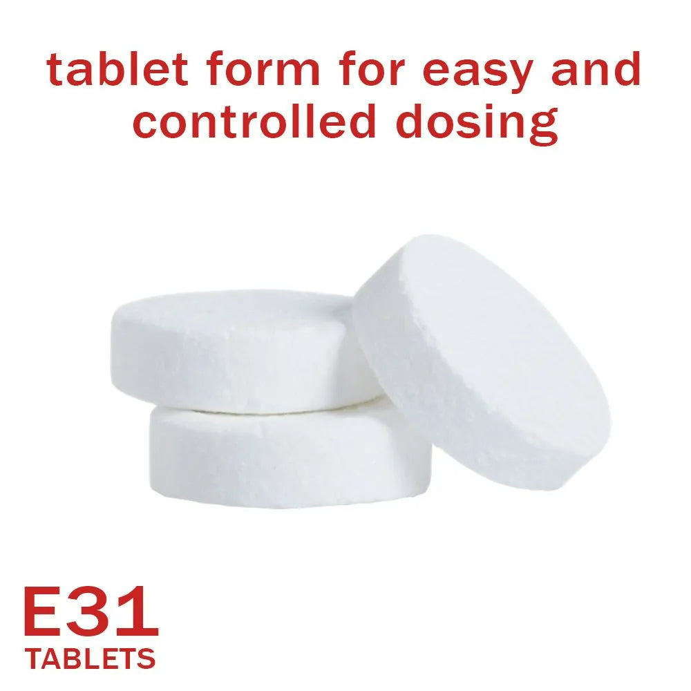 Urnex Cafiza E31, 100 Tablets, Backflush for espresso machine cleaning