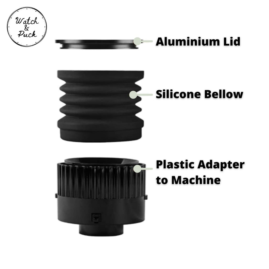 Single Dose Hopper Blower for Breville Espresso Machine, Low to Zero Retention, Compatible with BES870,BES878, BES880 - Watch&Puck