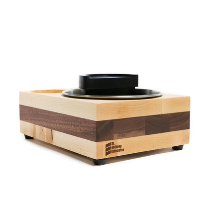 The Bloc Espresso Knock Box + Tamp Station, Compatible with 53mm and 58mm portafilter - Watch&Puck