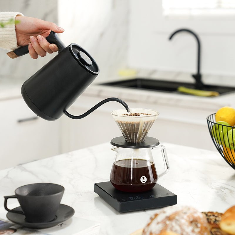Timemore C3 Advance Gift Box All in One, C3 Grinder, Electric Kettle, Server, Basic Plus Scale, Filter, Dripper, Brush - Watch&Puck